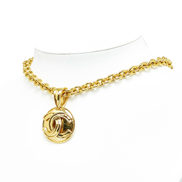 CHANEL CD Pendant Necklace Costume Necklace - Picture 6 of 6